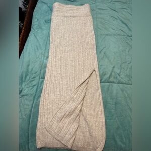 Wild Fable Light Gray Maxi Skirt